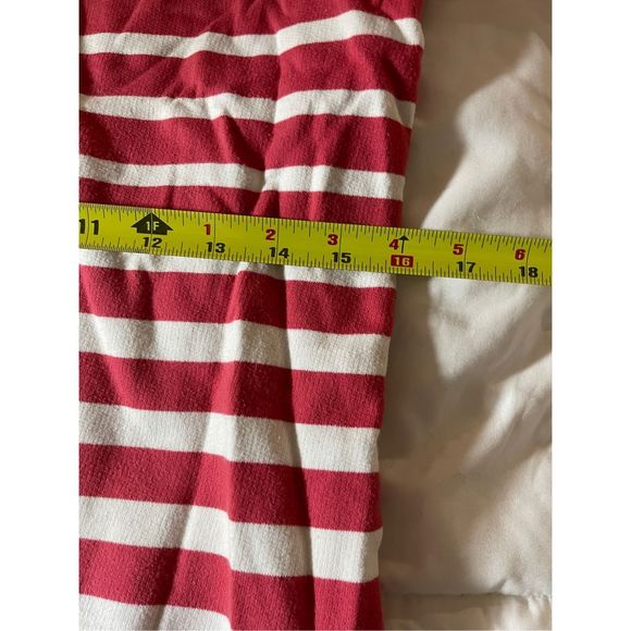 L.L. Bean Red and White Striped Sweater - Picture 4 of 7